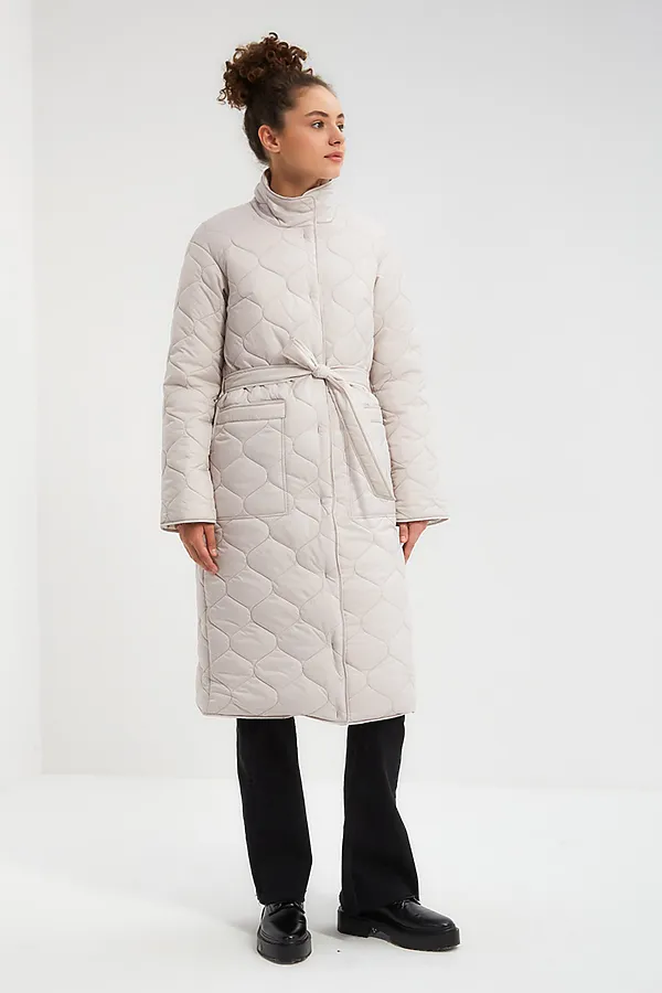 Пуховик HOOPS, светло-бежевый - фото 2