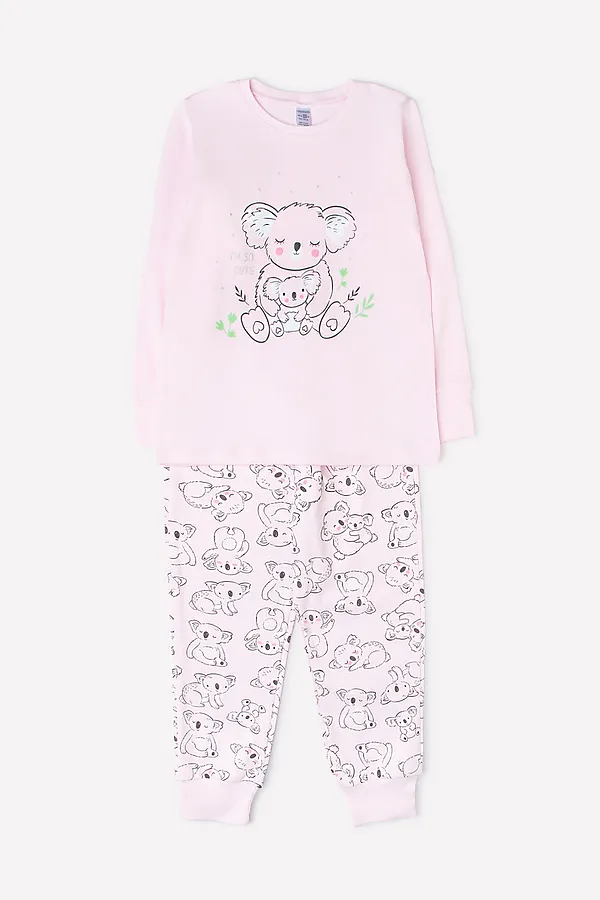 Пижама CROCKID, нежно-розовый, забавные коалы - фото 2