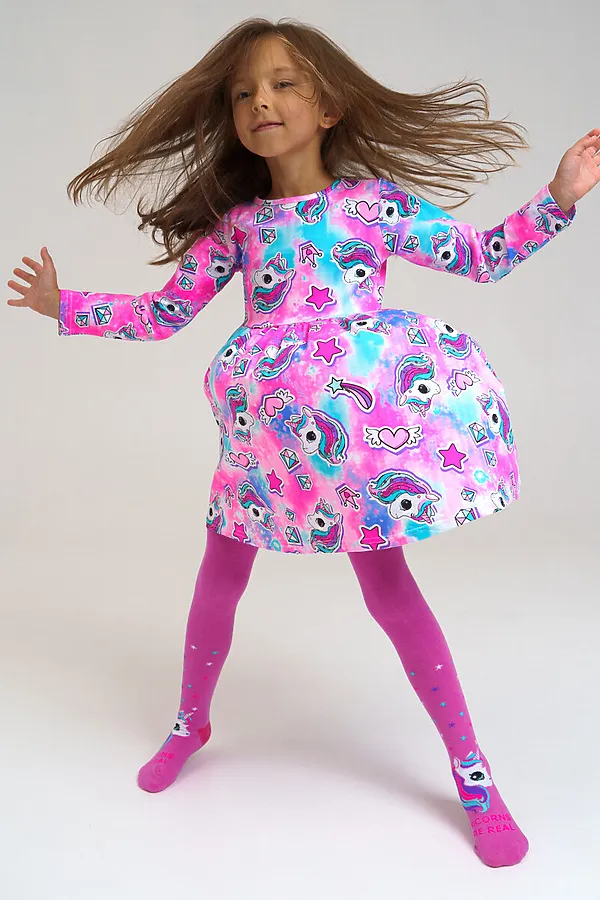 Колготки PLAYTODAY, сиреневый - фото 2