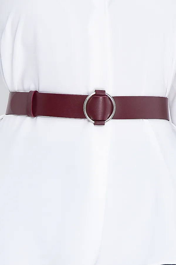 Ремень BELLOVERA, марсала - фото 2