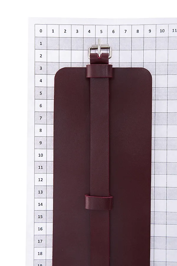 Ремень BELLOVERA, марсала - фото 2