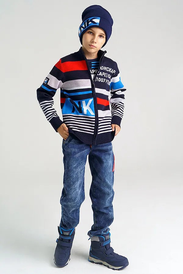 Шапка PLAYTODAY, тёмно-синий - фото 2