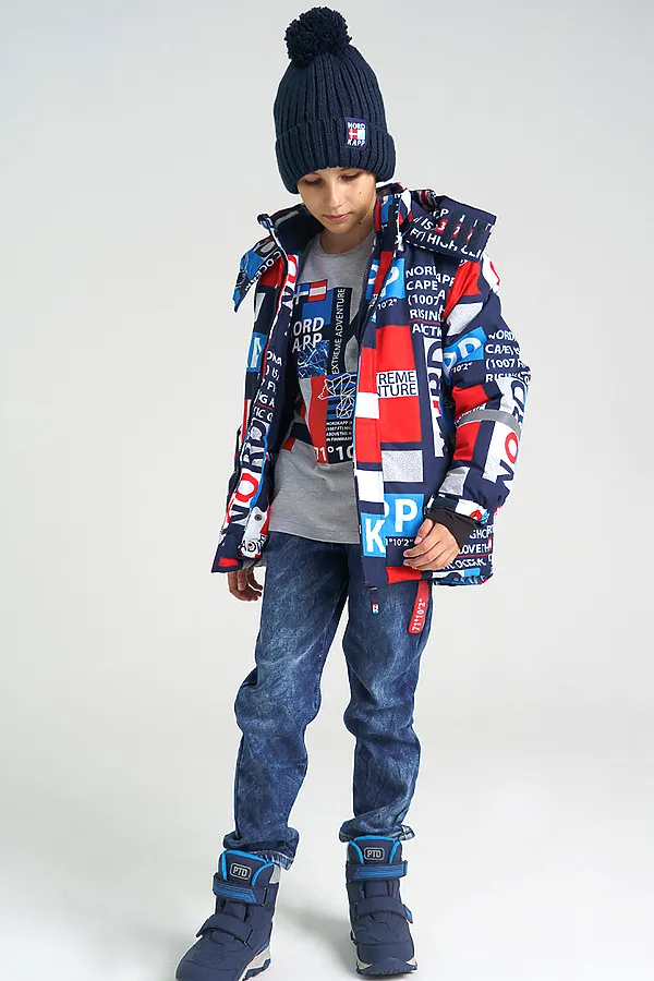 Шапка PLAYTODAY, тёмно-синий - фото 2