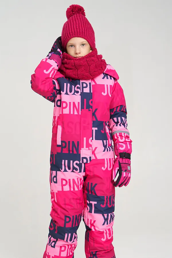 Комплект (Шапка+Снуд) PLAYTODAY, малиновый - фото 2