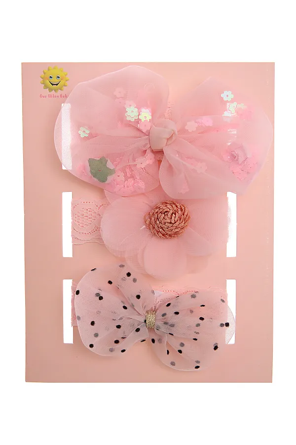 Повязки 3 шт. PLAYTODAY, светло-розовый - фото 2