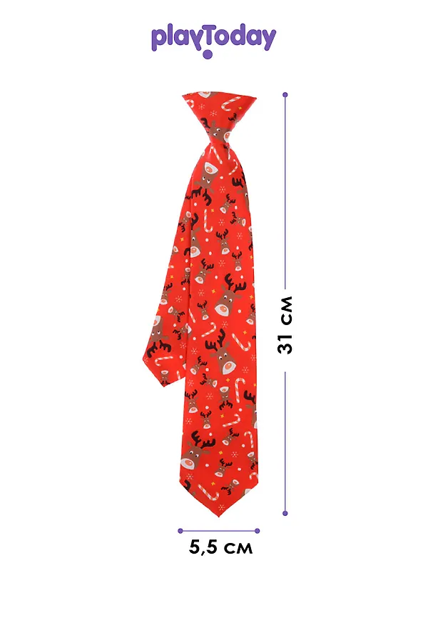 Галстук PLAYTODAY, красный - фото 2