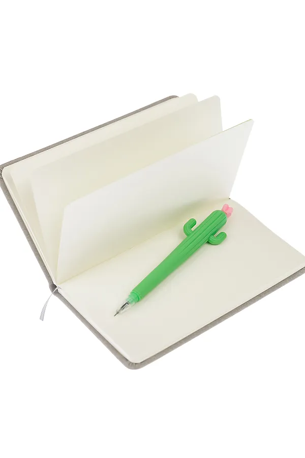 Комплект (Блокнот+Ручка) PLAYTODAY, серый,зеленый - фото 2