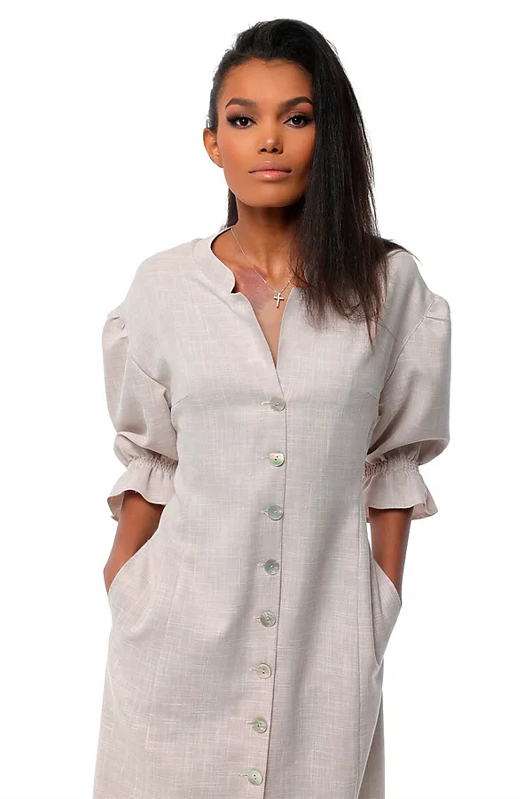 Платье DIZZYWAY, бежевый - фото 2