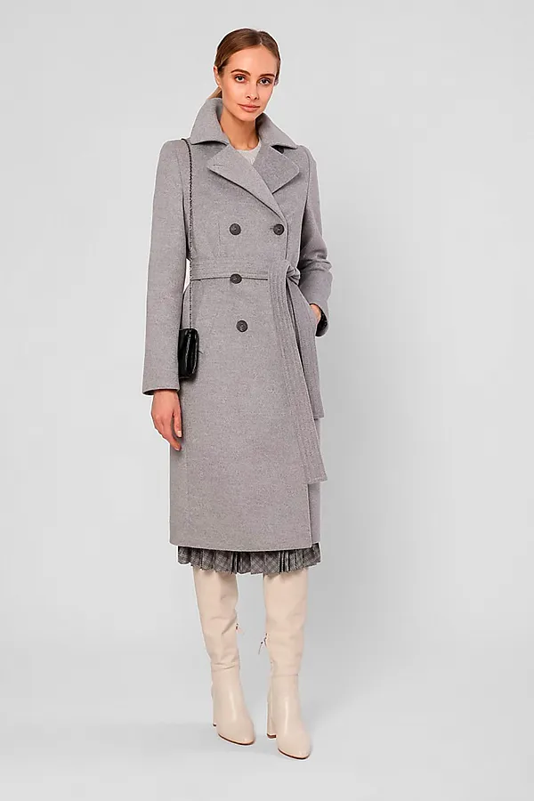 Пальто POMPA, светло-серый - фото 2