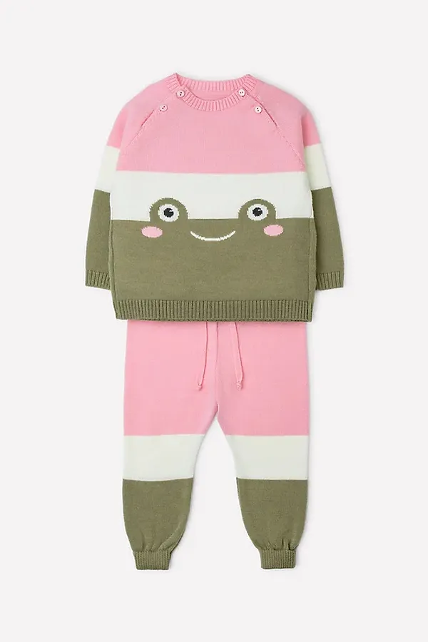 Костюм (джемпер+брюки) CROCKID SALE, светло-розовый,светлая полынь - фото 2