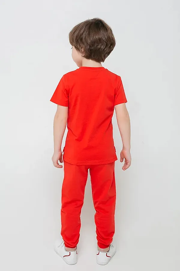 Футболка  CROCKID, ярко-красный к1277 - фото 2