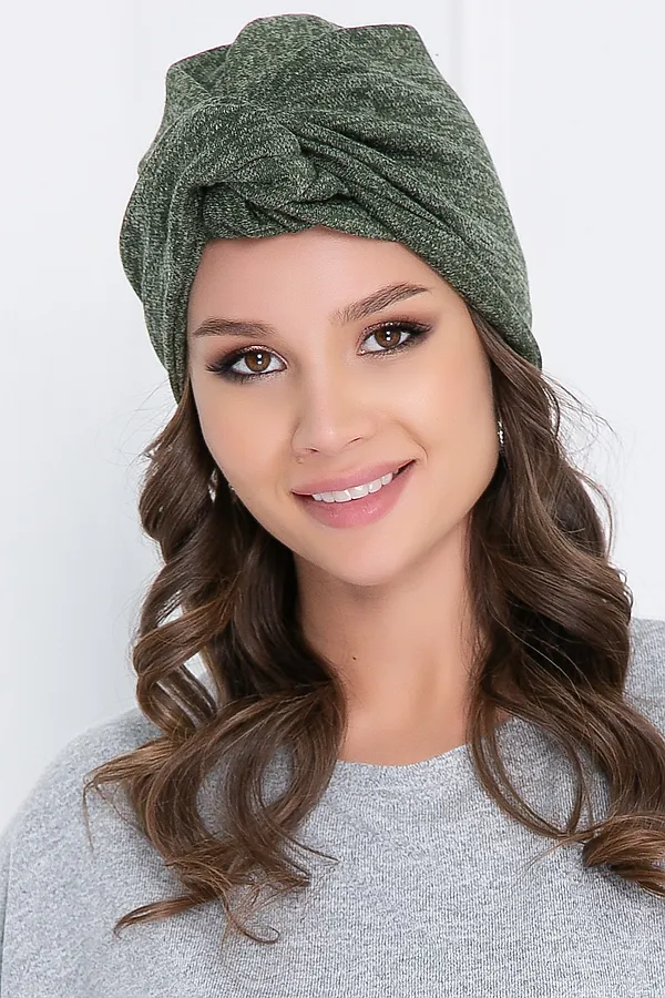 Шапка BELLOVERA, хаки - фото 2