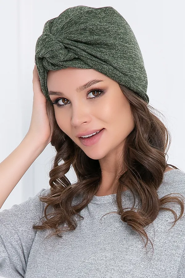 Шапка BELLOVERA, хаки - фото 2
