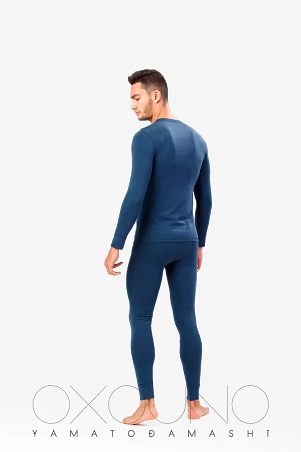 Термокомплект (Лонгслив+Леггинсы) OXOUNO, синий - фото 2