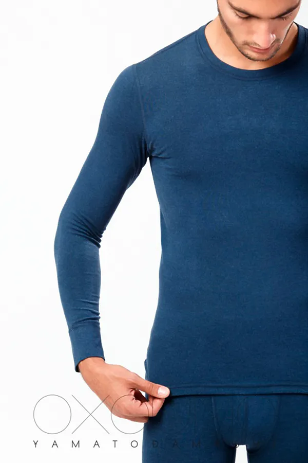 Термокомплект (Лонгслив+Леггинсы) OXOUNO, синий - фото 2