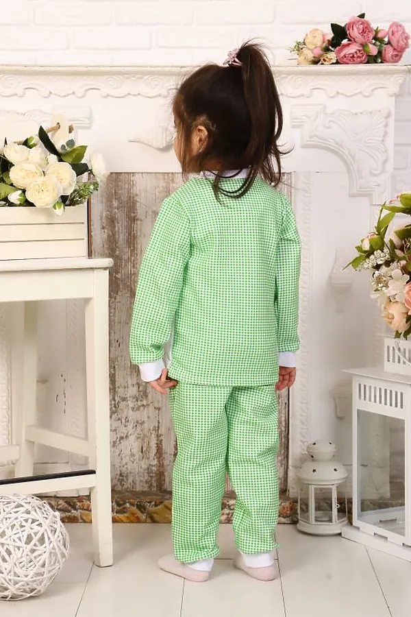 Пижама (футболки+брюки) СОФИЯ37, зеленый - фото 2