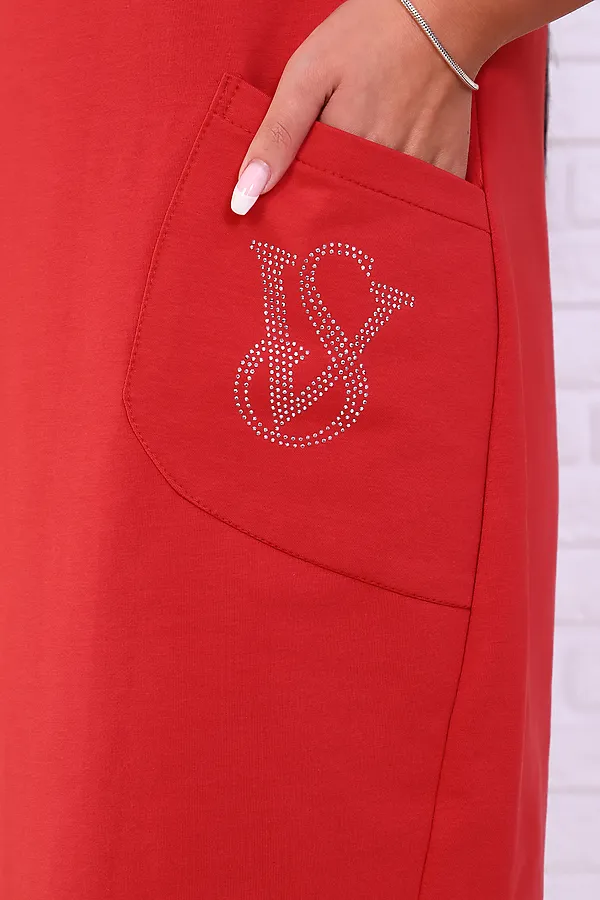 Платье 31562 НАТАЛИ, красный - фото 2