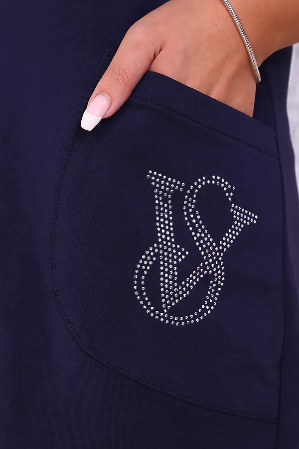 Платье 31562 НАТАЛИ, синий - фото 2