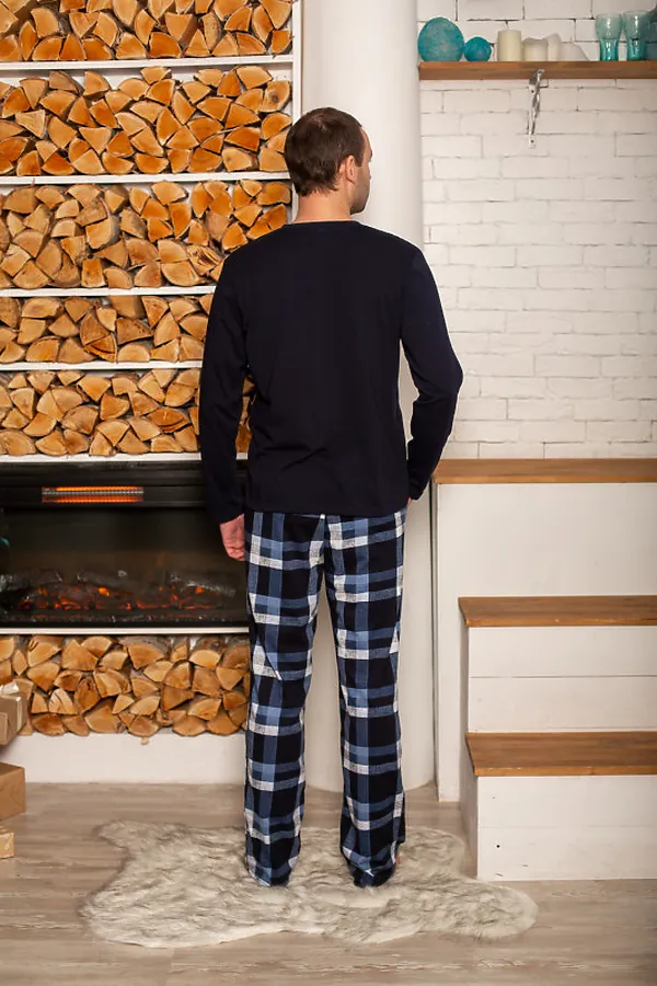 Костюм (футболка+брюки) СОФИЯ37, синий - фото 2