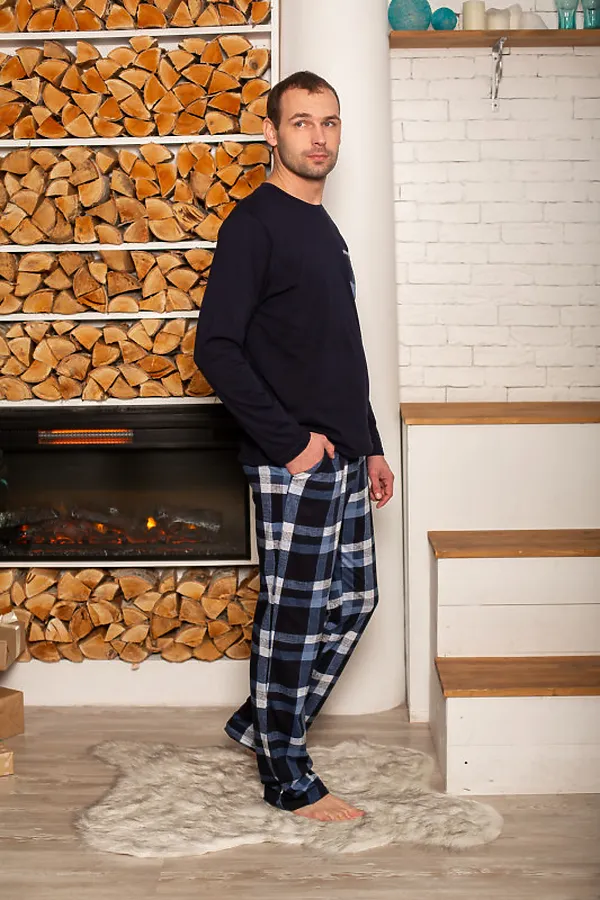 Костюм (футболка+брюки) СОФИЯ37, синий - фото 2