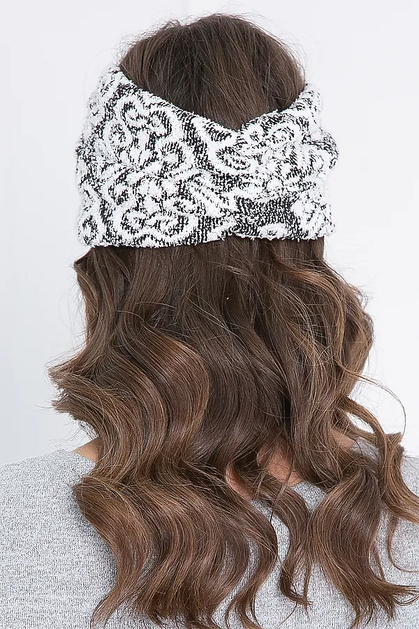 Повязка BELLOVERA, белый, черный - фото 2