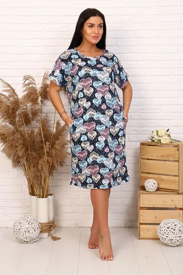 Туника СОФИЯ37, голубой - фото 2