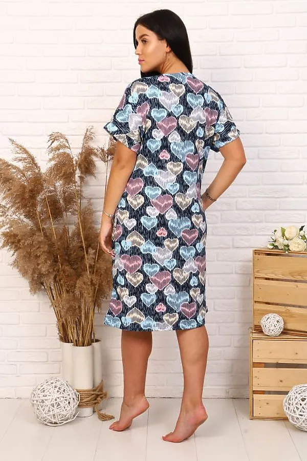 Туника СОФИЯ37, голубой - фото 2