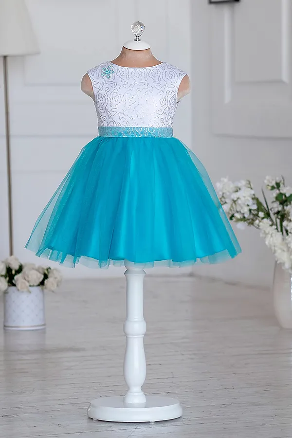 Платье ALOLIKA, бирюзовый - фото 2