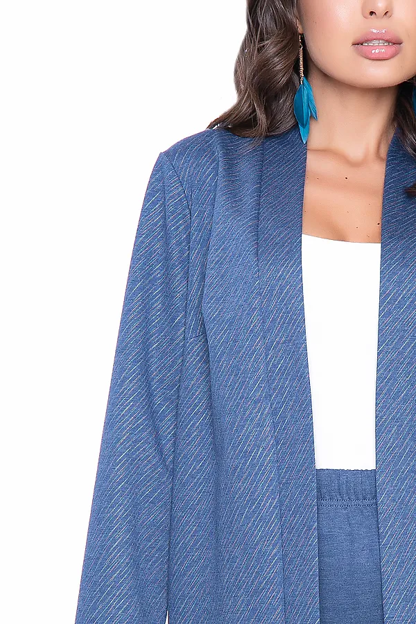 Комплект (юбка+жакет) LADY TAIGA, блю - фото 2