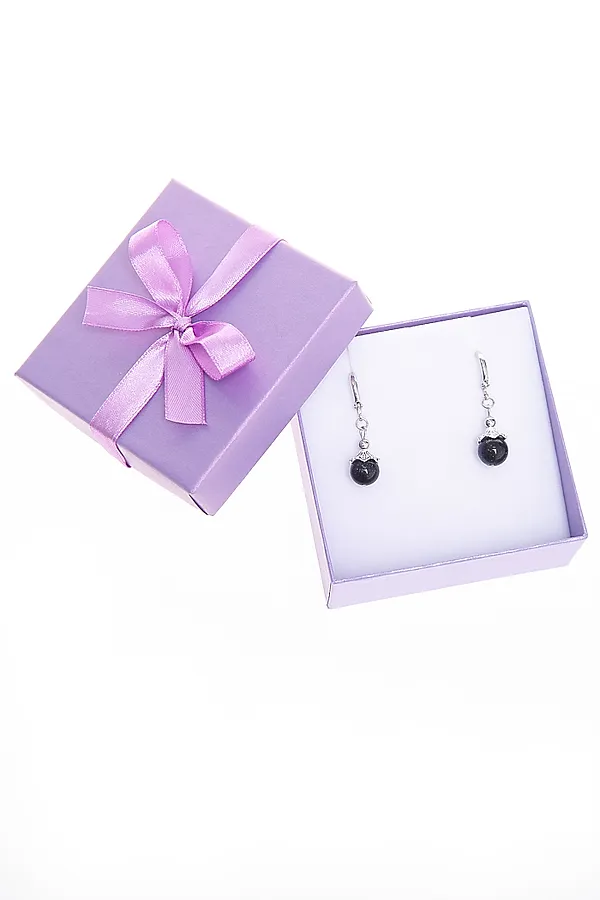 Серьги  BELLOVERA, темно-синий - фото 2