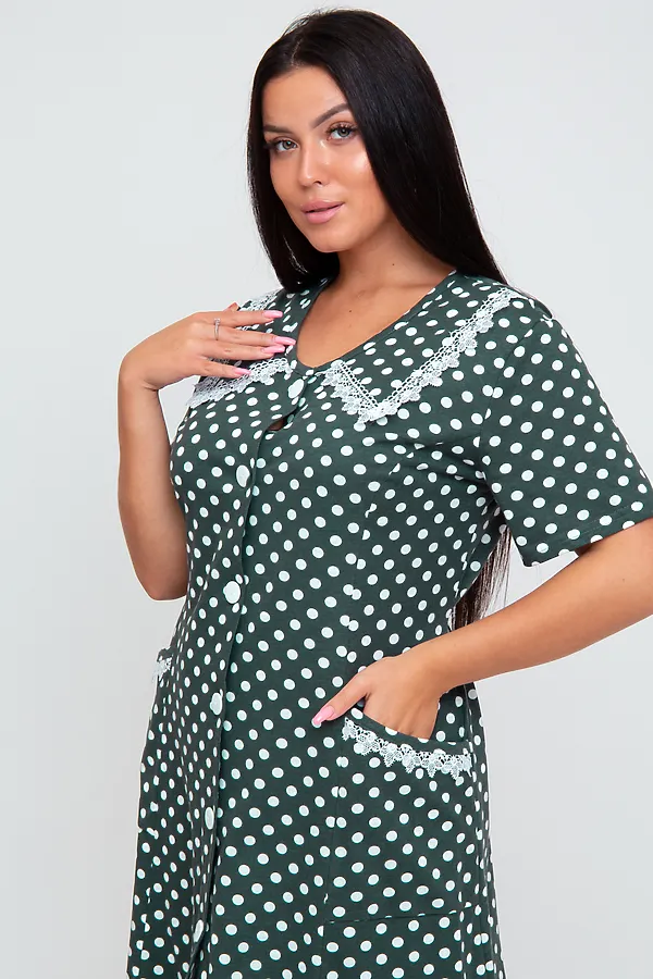 Халат MODELLINI, хаки - фото 2