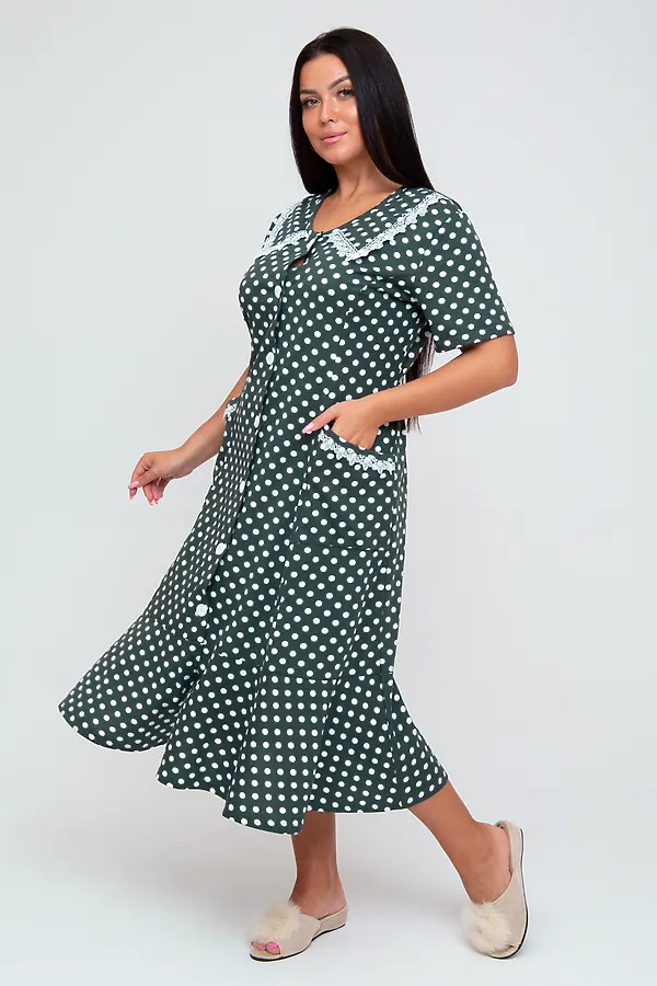Халат MODELLINI, хаки - фото 2