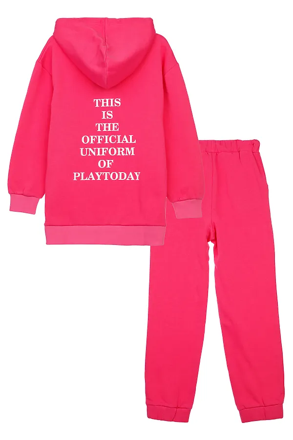 Комплект (Толстовка+Брюки) PLAYTODAY, фуксия - фото 2