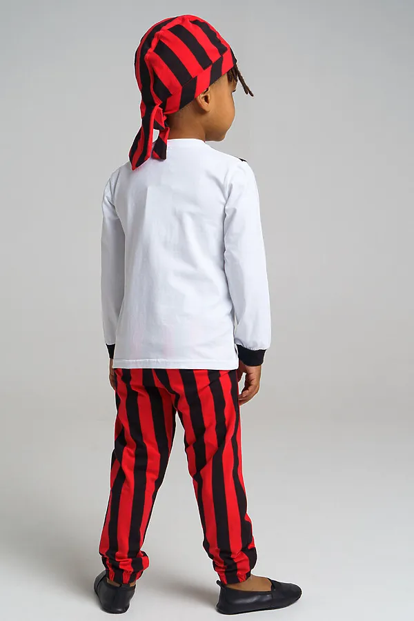 Карнавальный костюм Пирата PLAYTODAY, красный,черный,белый - фото 2