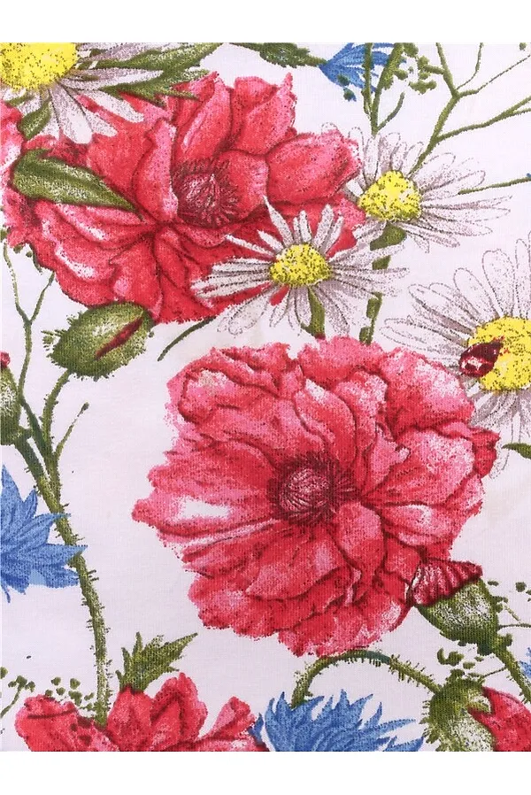 Платье АПРЕЛЬ, маки и васильки - фото 2