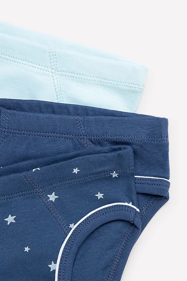 Трусы 3 шт. CROCKID SALE, небесный, ультрамарин, ночное небо - фото 2