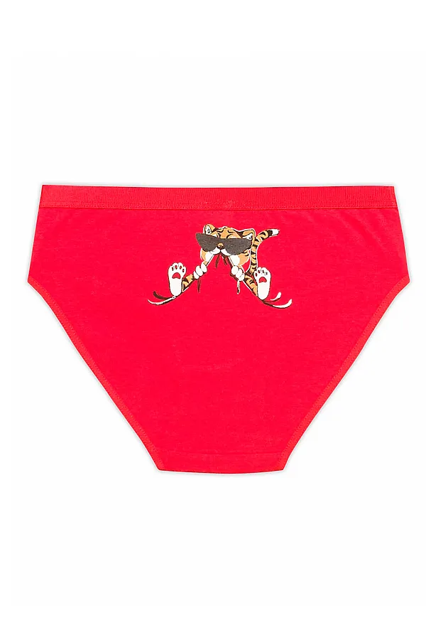 Трусы 3 шт. PELICAN, красный/темно-серый/белый - фото 2