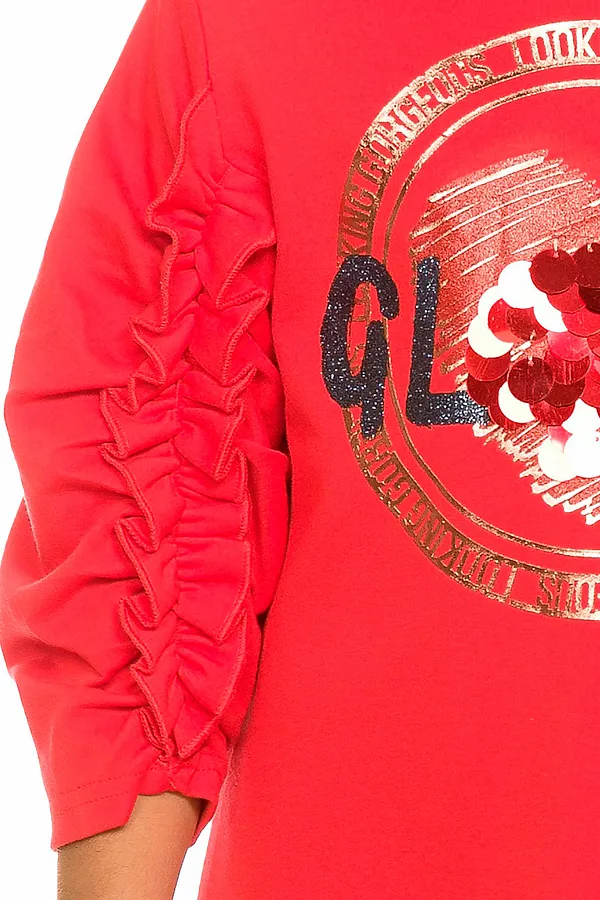 Платье PELICAN, красный - фото 2