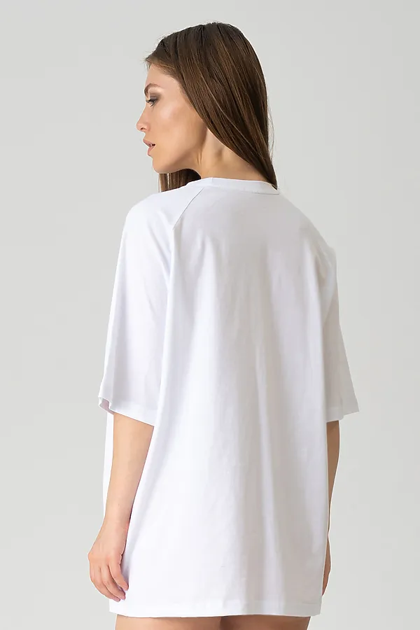 Футболка Hot Story Cardiogram НАТАЛИ, белый (ед.) - фото 2