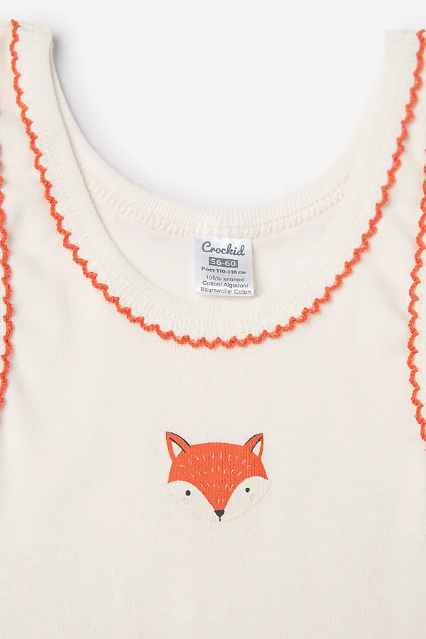 Майка CROCKID, белая лилия(осенний лес) - фото 2