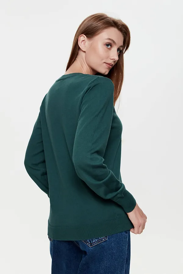 Джемпер  CONTE ELEGANT, изумрудный - фото 2