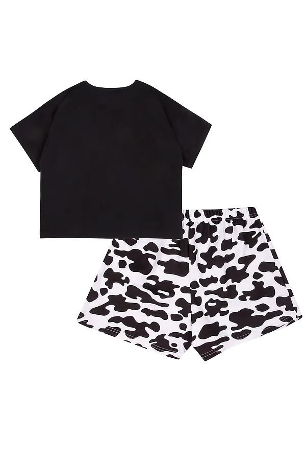 Пижама BOSSA NOVA, черный/белый - фото 2