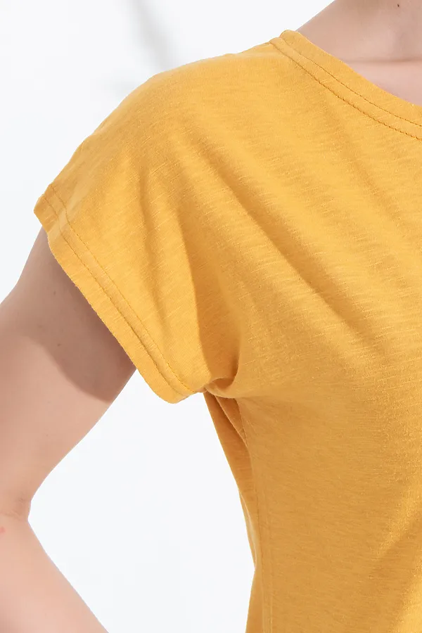 Футболка 24355 НАТАЛИ, горчица - фото 2
