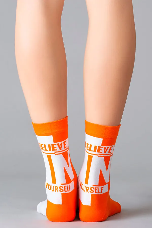Носки GIULIA, bianco/orange - фото 2