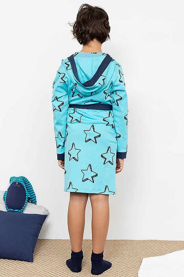 Халат  MARK FORMELLE, звезды на бирюзе - фото 2