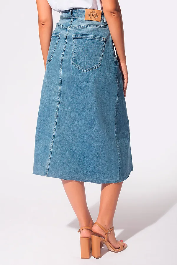 Юбка VILATTE, синий - фото 2