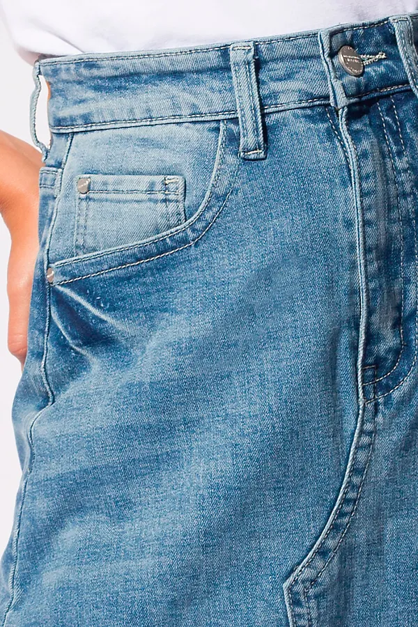 Юбка VILATTE, синий - фото 2