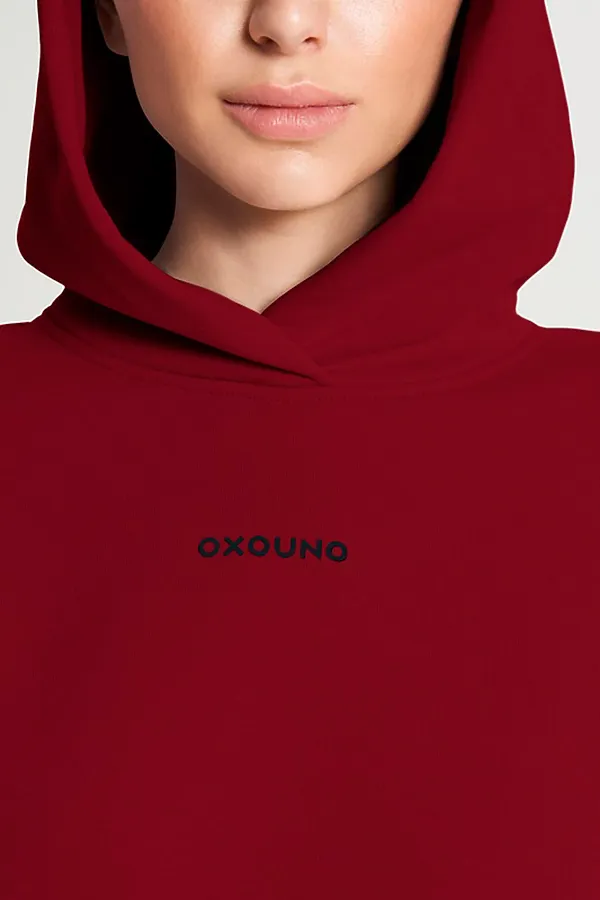Худи OXOUNO, бордо - фото 2