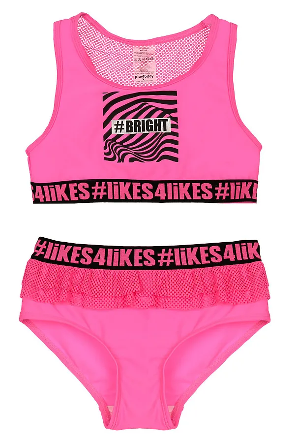 Купальный костюм PLAYTODAY, фуксия - фото 2