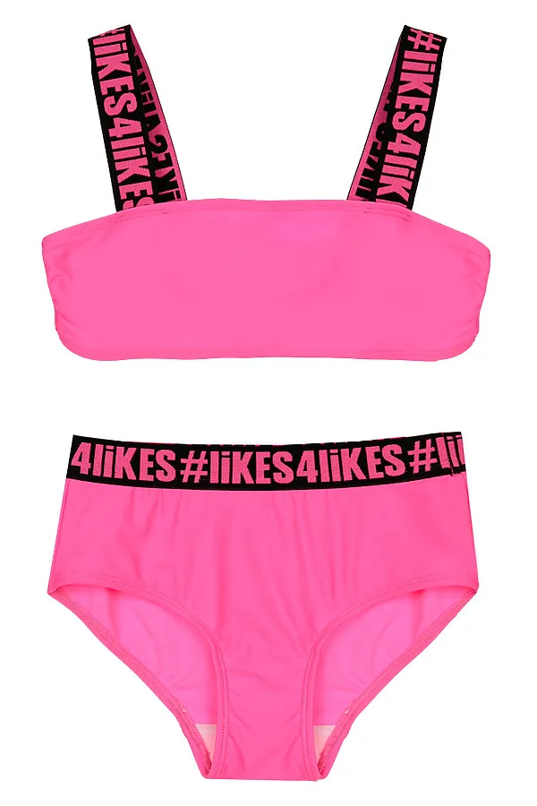 Купальный костюм PLAYTODAY, фуксия - фото 2